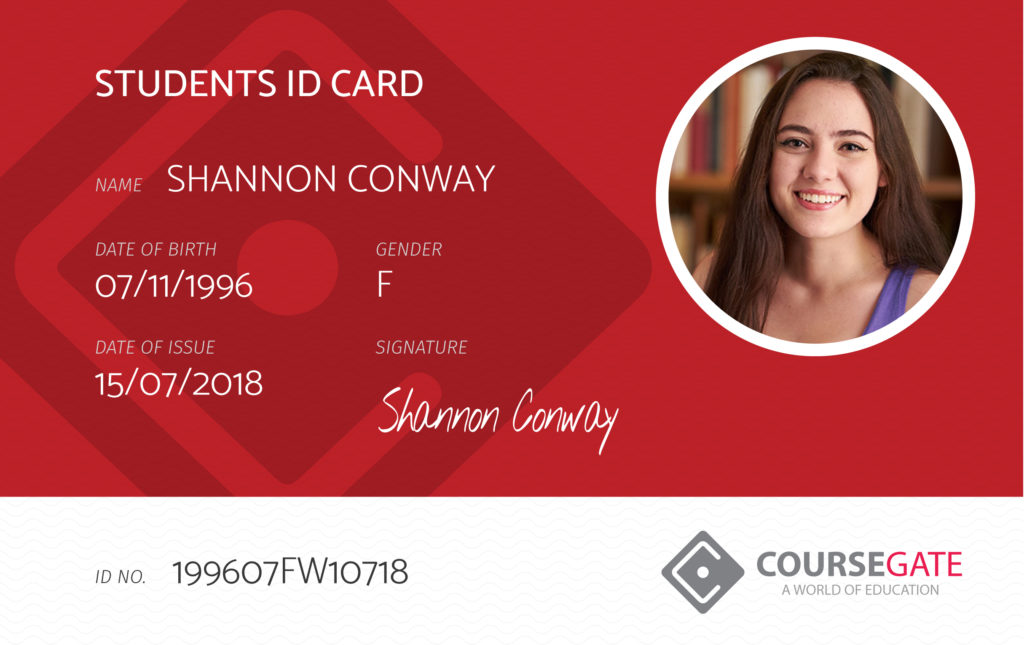 Free Student ID Card Course Gate