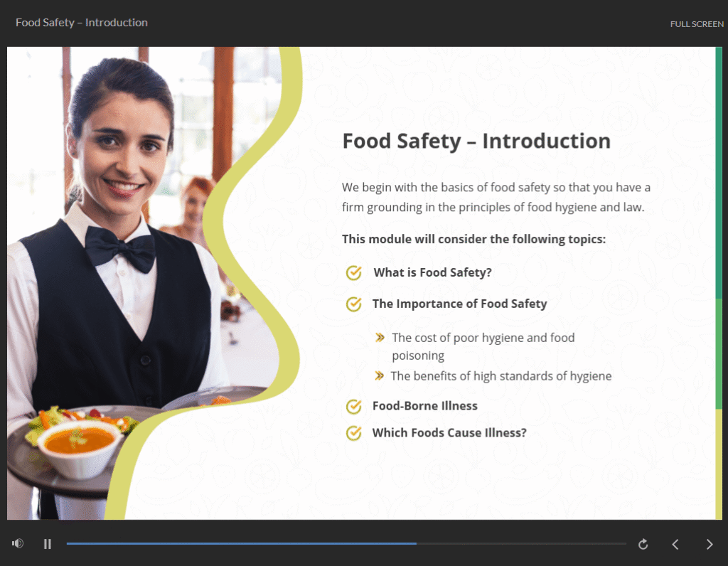 Sneak Peek​ Food Hygiene and Safety Level 3 (1)