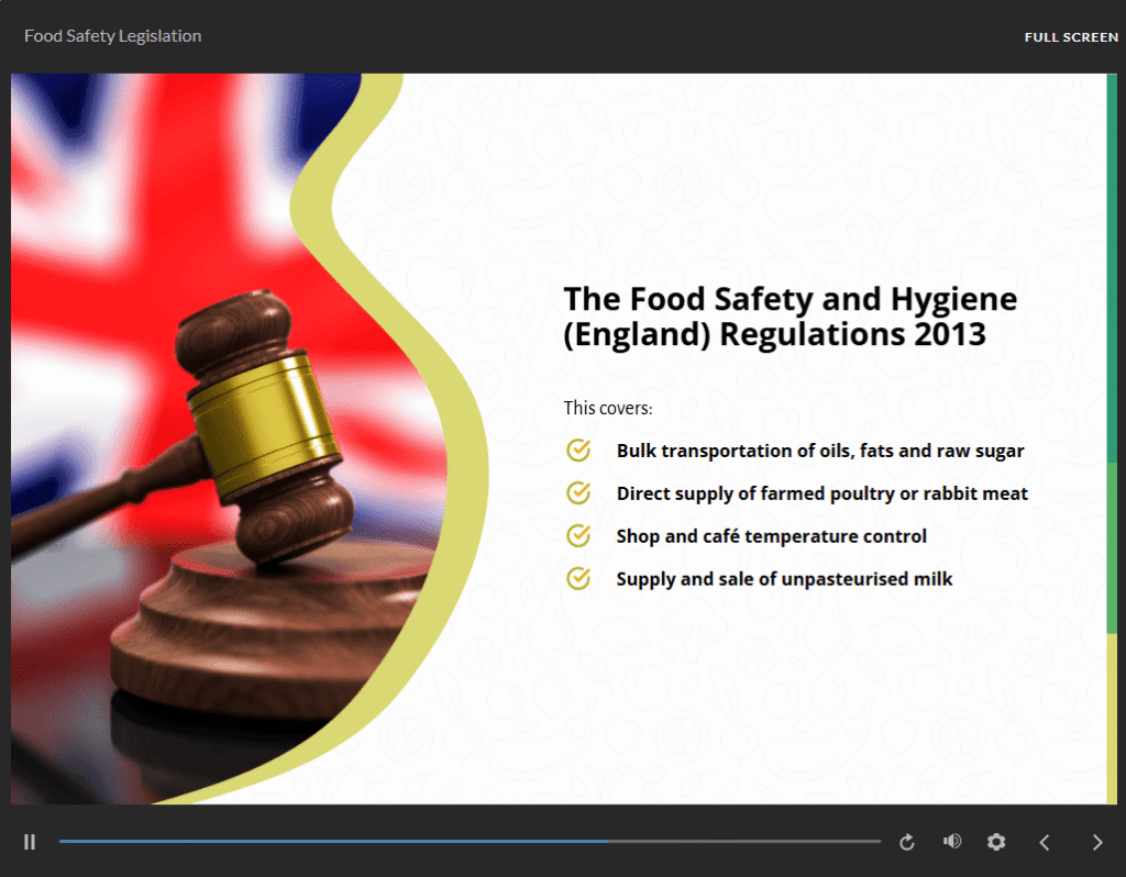 Sneak Peek​ Food Hygiene and Safety Level 3 (3)